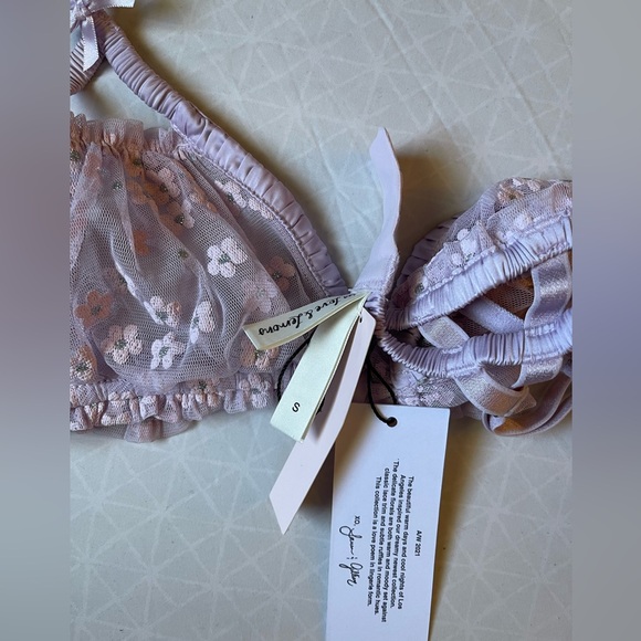 For Love and Lemons “Ditzy” shimmer bra - Picture 4 of 7